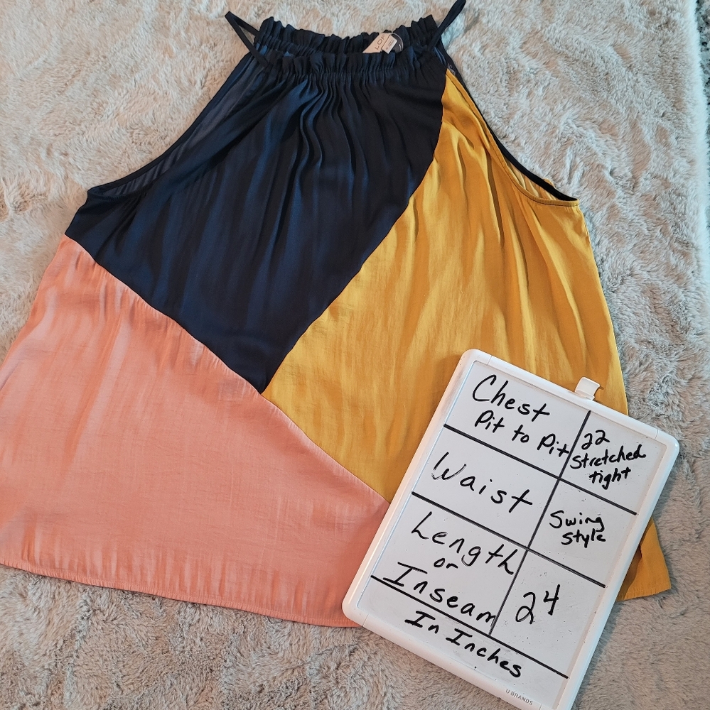Loft Colorblock Top MED - Picture 3 of 3